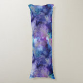青と紫の絞り染め ボディピロー (正面縦)