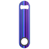 青と紫の縦のストライプ スピード栓抜き (裏面)