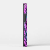 青と紫の花の落書き Case-Mate iPhoneケース (裏面 / 右)