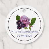 青と紫の花柄 フェイバータグ (裏面)