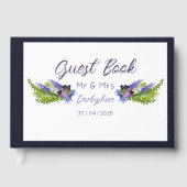 青と紫の花  ゲストブック (正面)