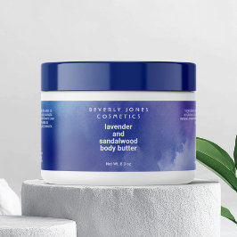 青と紫の防水ラップのまわりに瓶ラベル ペットボトルラベル