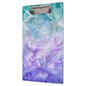 青と紫の雲の渦巻き クリップボード (左)