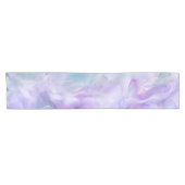 青と紫の雲の渦巻き ショートテーブルランナー (横)