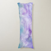 青と紫の雲の渦巻き ボディピロー (正面縦)