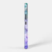 青と紫の雲の渦巻き SAMSUNG GALAXYケース (右側面)