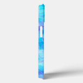 青と紫の《写真》ぼけ味バブル Case-Mate iPhoneケース (裏面 / 右)