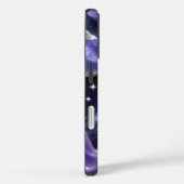 青と紫エレガントの銀河系とキラキラCl Case-Mate iPhoneケース (裏面 / 右)