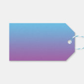 青と紫グラデーション ギフトタグ (正面(横))