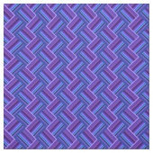 青と紫ストライプの織り ファブリック (見本)