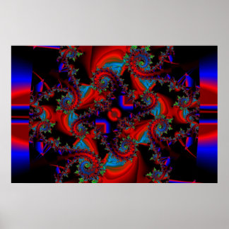 青と緑が戦う ポスター