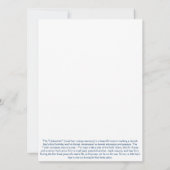 青と緑が渦巻く招待状 招待状 (裏面)