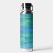 青と緑のアーストーン ウォーターボトル (背面)