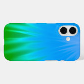 青と緑のオーロラインスパイアーiPhone 16ケース Case-Mate iPhoneケース (裏面 (横))