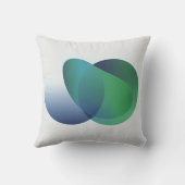 青と緑のグラデーション円 クッション (裏面)