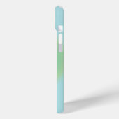青と緑のグラデーション笑顔 Case-Mate iPhoneケース (裏面 / 左)