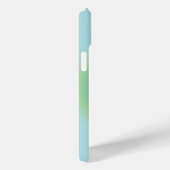 青と緑のグラデーション笑顔 Case-Mate iPhoneケース (裏面 / 右)