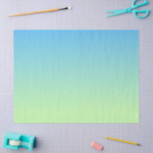 青と緑のグラデーション 薄葉紙 (クラフト)