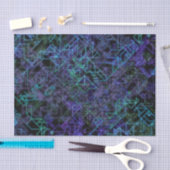 青と緑のサイバネティック静脈: 薄葉紙 (クラフト)