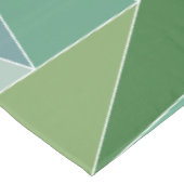 青と緑のシーガラスのテーブルクロス テーブルクロス (アングル)