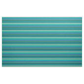 青と緑のストライプ ファブリック (ヤード)