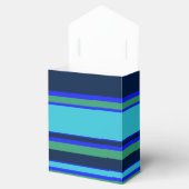 青と緑のストライプ フェイバーボックス (オープン)