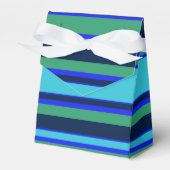 青と緑のストライプ フェイバーボックス (正面サイド)