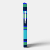 青と緑のストライプCase-Mate iPhoneケース Case-Mate iPhoneケース (裏面 / 左)