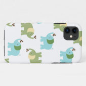 青と緑のゾウiPhone 5ケース Case-Mate iPhoneケース (裏面(横))