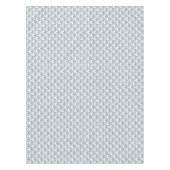 青と緑のダマスク模様の装飾点描画 テーブルクロス (正面)