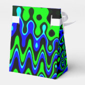 青と緑のテカラフルントサイケデリックの優先ボックス フェイバーボックス (裏面サイド)