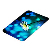 青と緑のデイジー マグネット (左側)