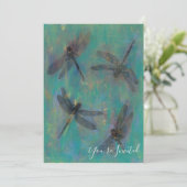 青と緑のトンボの招待状 招待状 (スタンド正面)