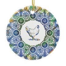 青と緑のフリリーチキン