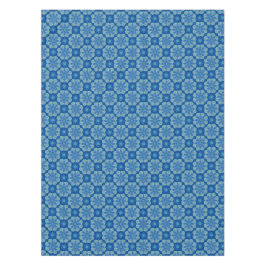 青と緑のメダリオンのテーブルクロス テーブルクロス