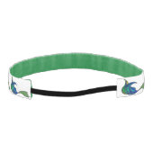 青と緑の人魚テールヘッドバンド アスレチックヘッドバンド (裏面)