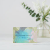 青と緑の名刺 名刺 (スタンド正面)