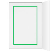 青と緑の大理石アート誕生日写真 (内側 (左))