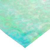 青と緑の抽象芸術アートテーブルランナー ショートテーブルランナー (コーナー)