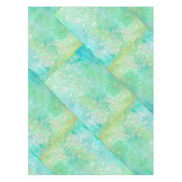 青と緑の抽象芸術アート テーブルクロス