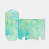 青と緑の抽象芸術アート フェイバーボックス (折り畳みなし)