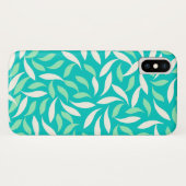 青と緑の抽象芸術 Case-Mate iPhoneケース (裏面(横))