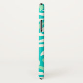 青と緑の抽象芸術 Case-Mate iPhoneケース (裏面/右)