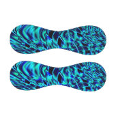 青と緑の曲がったイメージを使用したメタリックエフェクト 野球ボール (パネル)