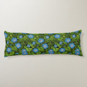 青と緑の朝顔 ボディピロー (裏面)