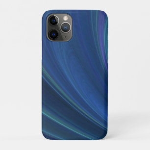 青と緑の柔らかい砂の波 iPhone 11 PROケース