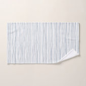 青と緑の水彩恐竜 バスタオルセット (ハンドタオル)