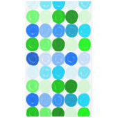 青と緑の泡 テーブルクロス (正面)
