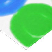 青と緑の泡 テーブルクロス (アングル)