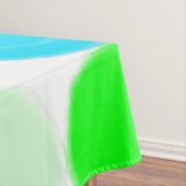 青と緑の泡 テーブルクロス (インサイチュ)